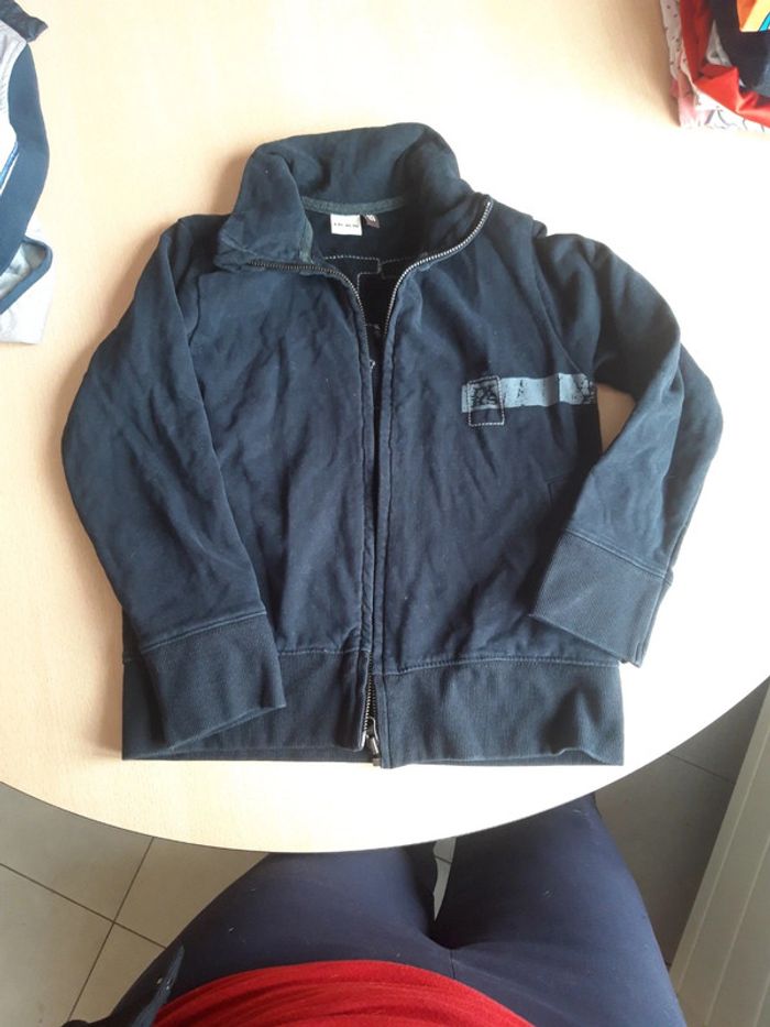 Gilet façon sweatshirt ikks 8 ans - photo numéro 2