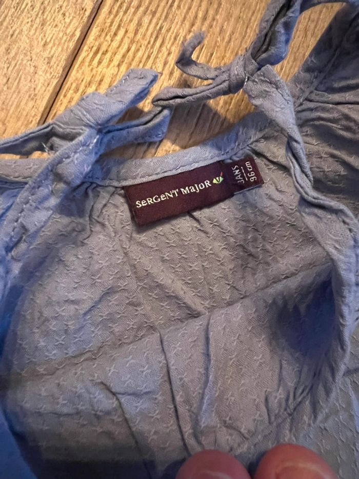 Robe sergent major bleu 3 ans très bon état - photo numéro 4