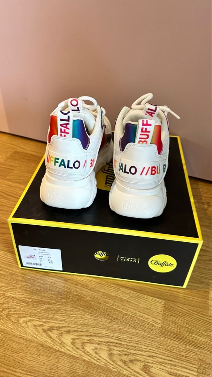 Buffalo Vegan White / Rainbow taille 37 neuve - photo numéro 6