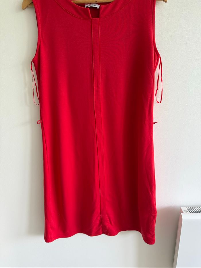 Robe droite rouge C&A taille 40 L - photo numéro 3