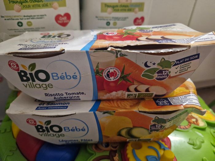 Lot repas bébé 1 an