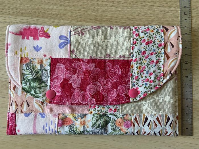 Pochette Patchwork rose - photo numéro 5