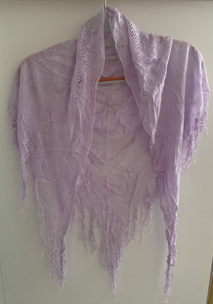 Châle lilas
