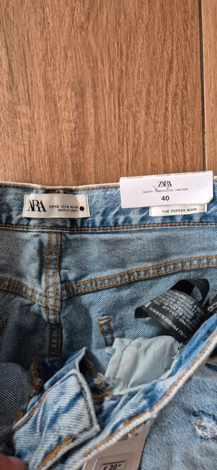 Jeans Mom pepper Zara - photo numéro 4