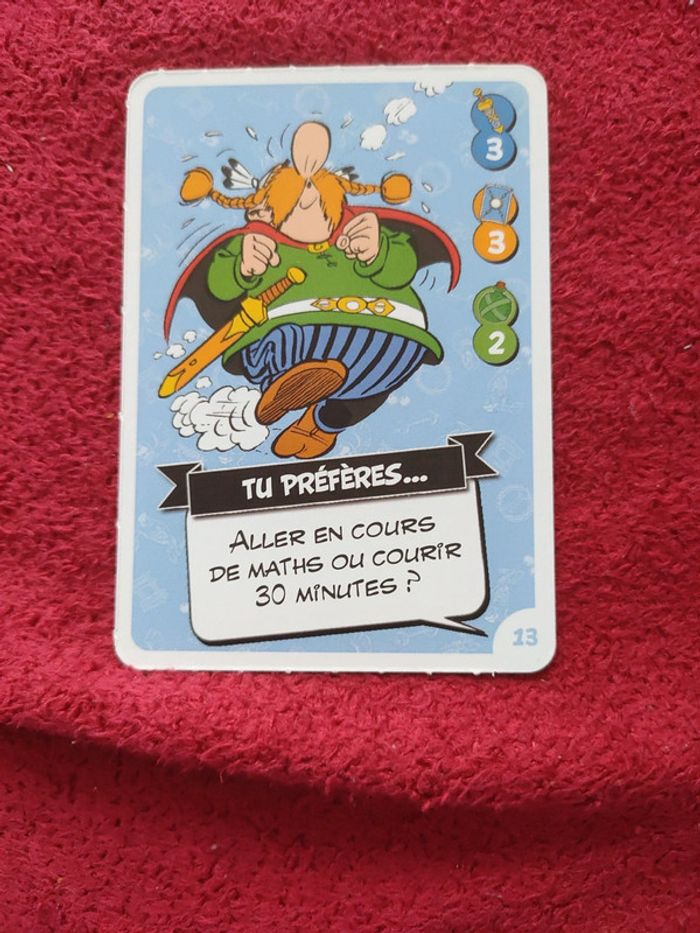 Carte Astérix aux jeux olympiques