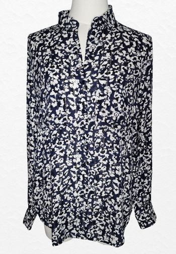 Chemisier Promod – Taille 36 – Blanc Marine – État : Très bon