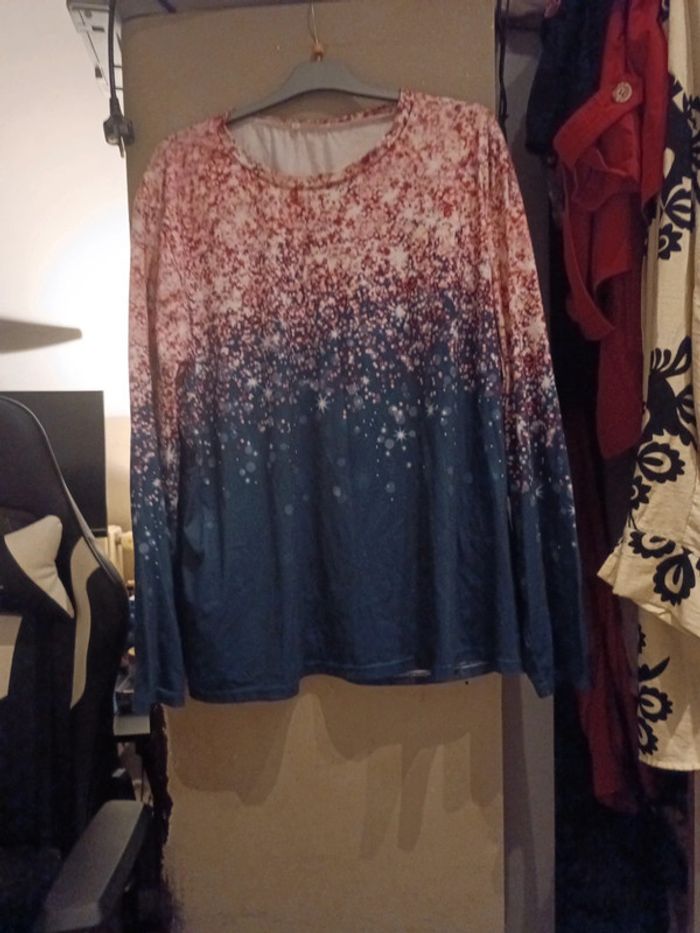 T-shirt blouse femme imprimé - photo numéro 6