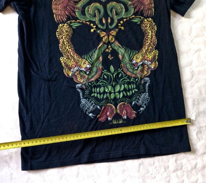 Ay Güey – T-shirt Vintage Skull & Wolf – Taille L – Style Mexican Art - photo numéro 5