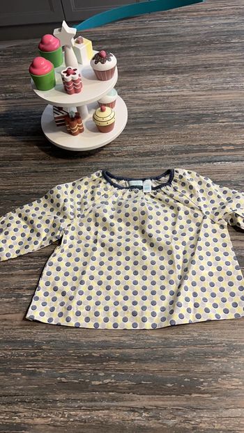 Magnifique petite blouse neuve obaibi 6 mois fille