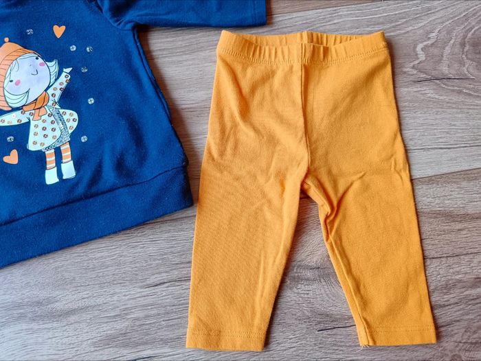 Ensemble jaune et marine fille - photo numéro 4