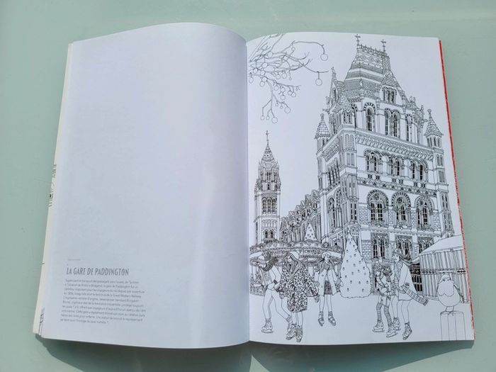 Grand cahier de coloriage Colorier Londres, éditions Marabout - photo numéro 5