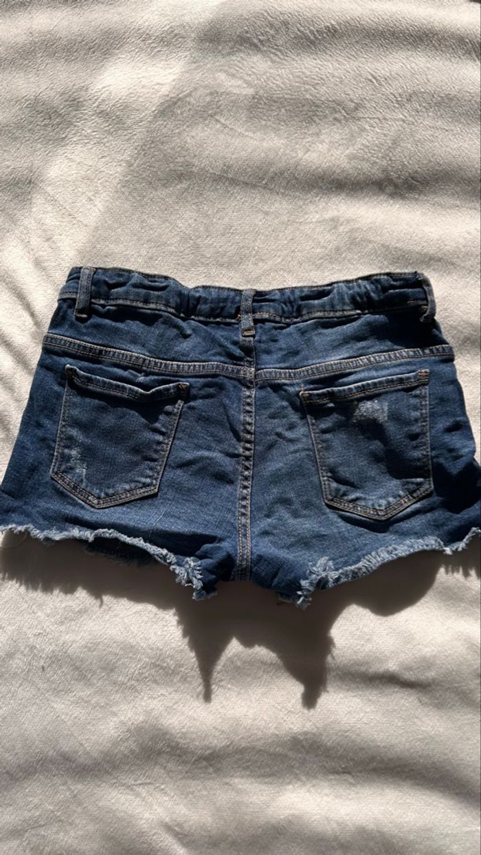 Short en jeans bleu 11/12 ans - photo numéro 3