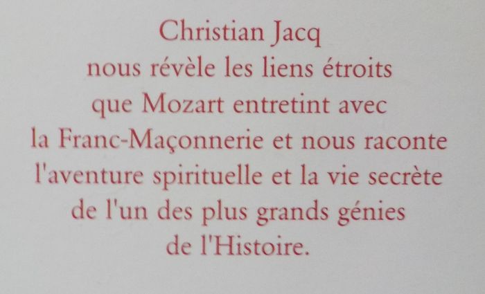 MOZART LE GRAND MAGICIEN de Christian JACQ Ed. Le Grand Livre du Mois - photo numéro 3