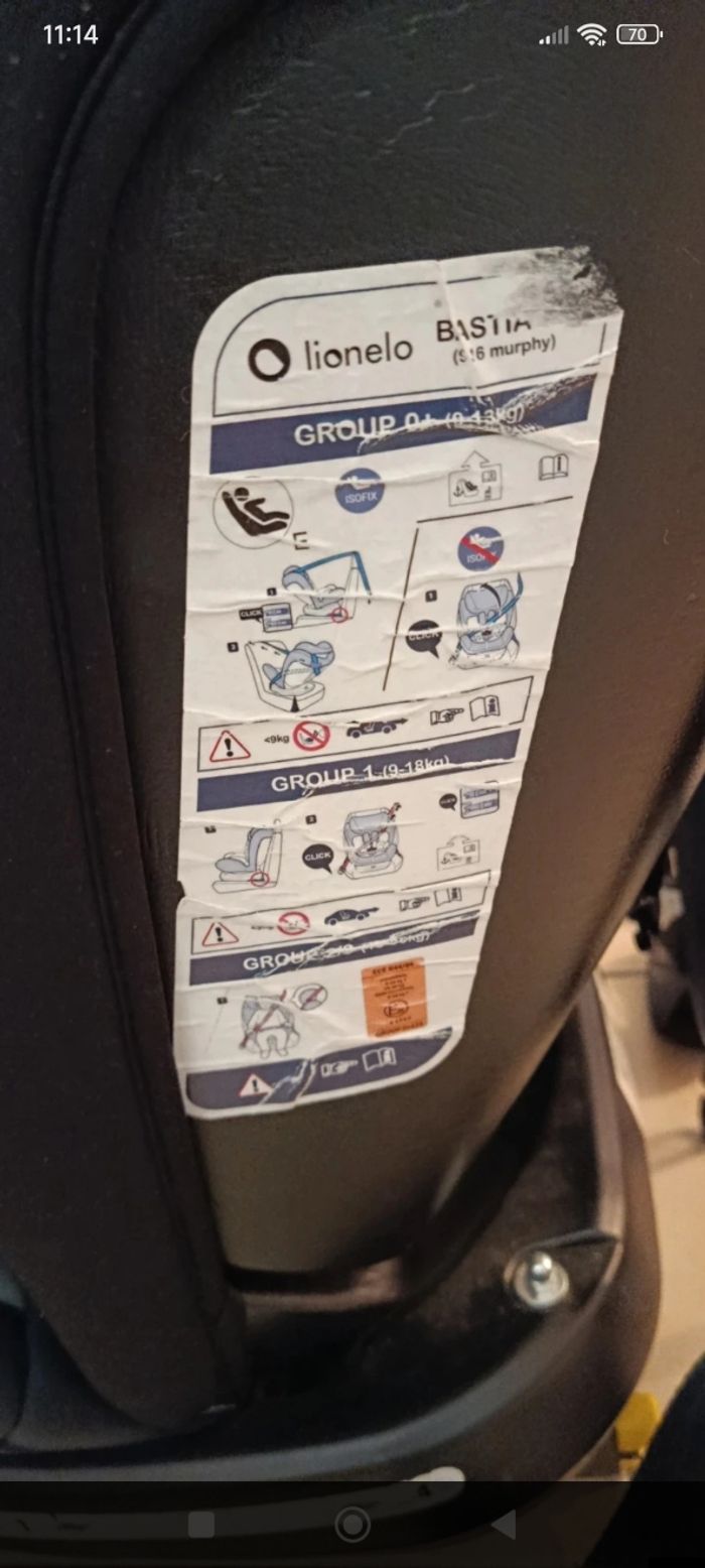 Siege auto lionelo bastiann 360 - photo numéro 7