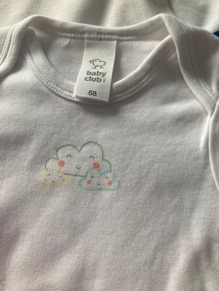 Lot de 4 bodies manches courtes taille 68 - photo numéro 4