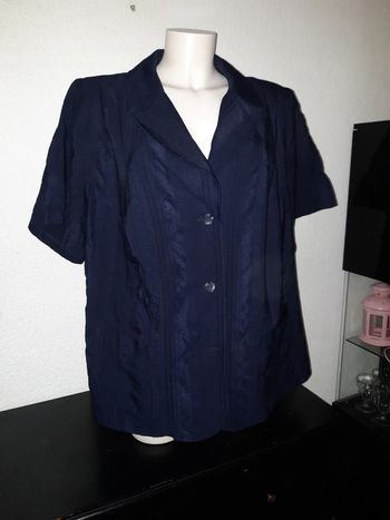 Veste légère bleu Marine femme 56 Daxon