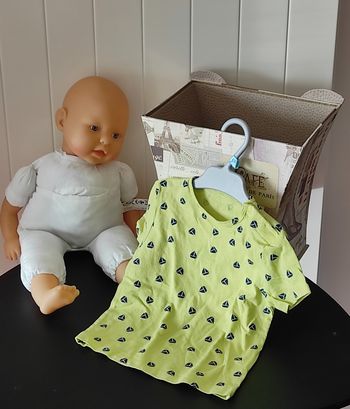 👕 T-shirt bébé garçon 12 mois – motif bateau