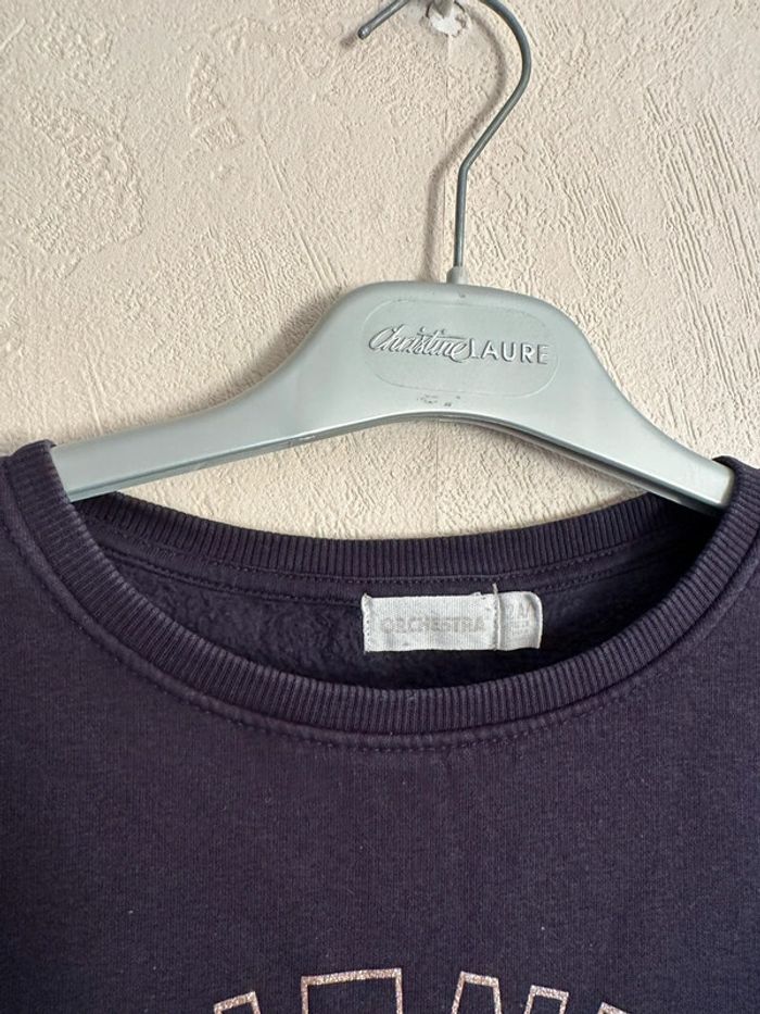 Robe marine manches longues molletonné imprimée fille 12 ans Orchestra - photo numéro 7