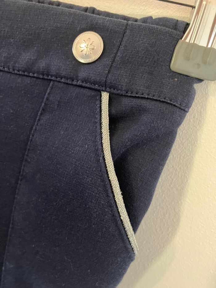 Pantalon chic bleu marine fille 8 ans sergent major - photo numéro 5