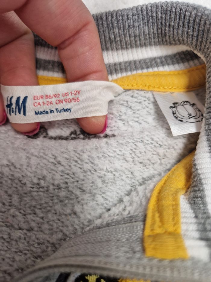 Veste style teddy garçon 1/2 ans Garfield H&M - photo numéro 4