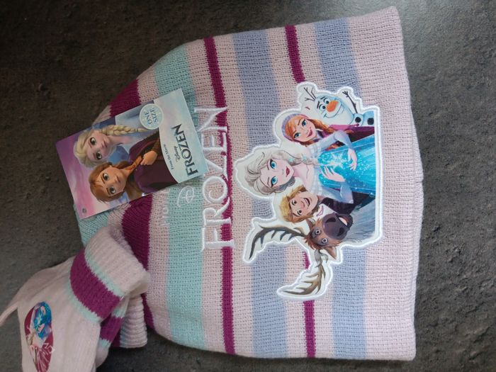 Bonnet et gants reine des neiges - photo numéro 2