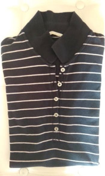 Petit polo marine et blanc