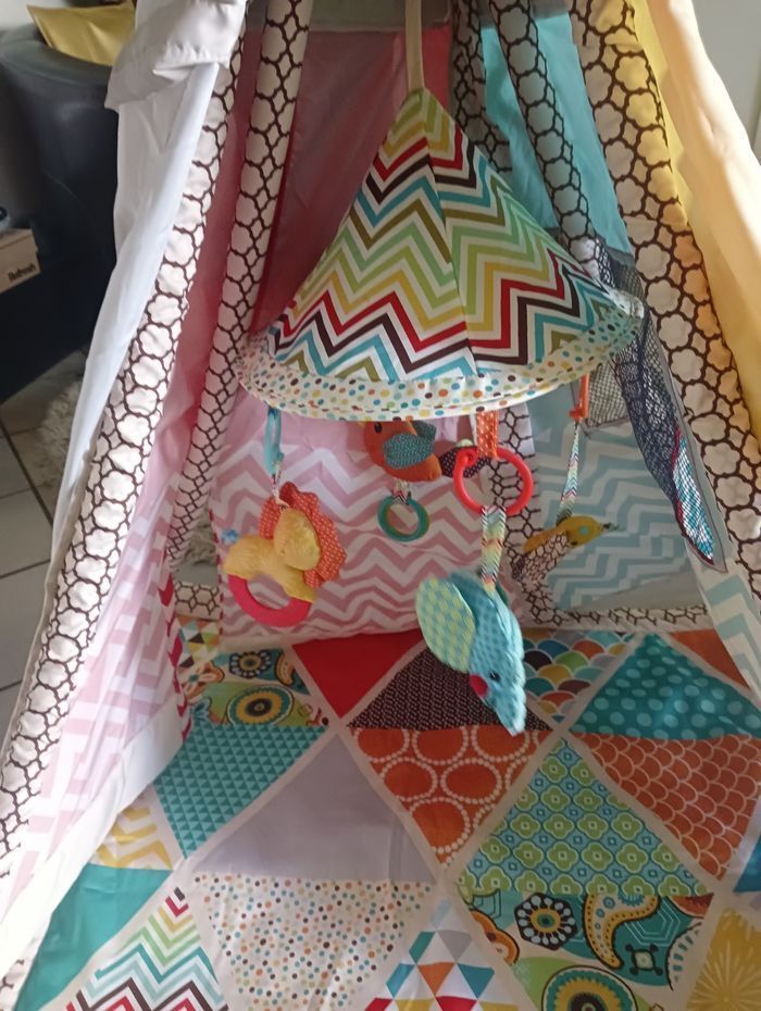 Tipi/ tente / tapis d éveil - photo numéro 2