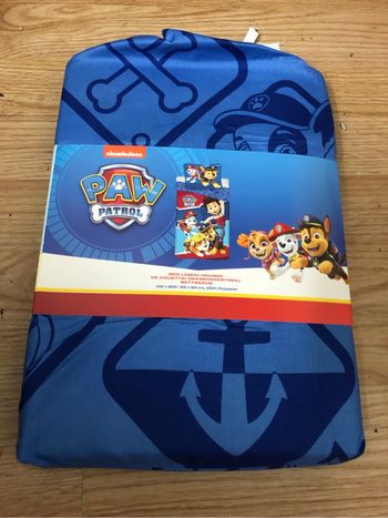 Parure de lit Stitch paw patrol 140/200 cm taille oreiller 63/63 cm