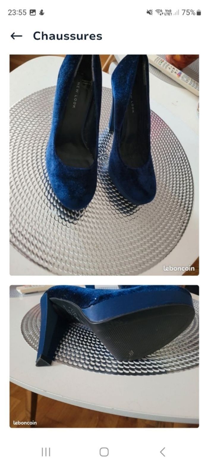 Chaussures bleu 38 - photo numéro 3