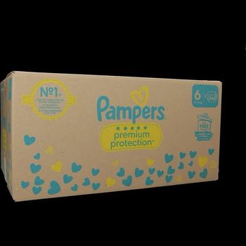 Pampers Couches Premium Protection Taille 6, 144 pièces