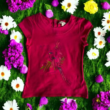 T-shirt fuchsia Kenzo 6 ans TBE (11€)