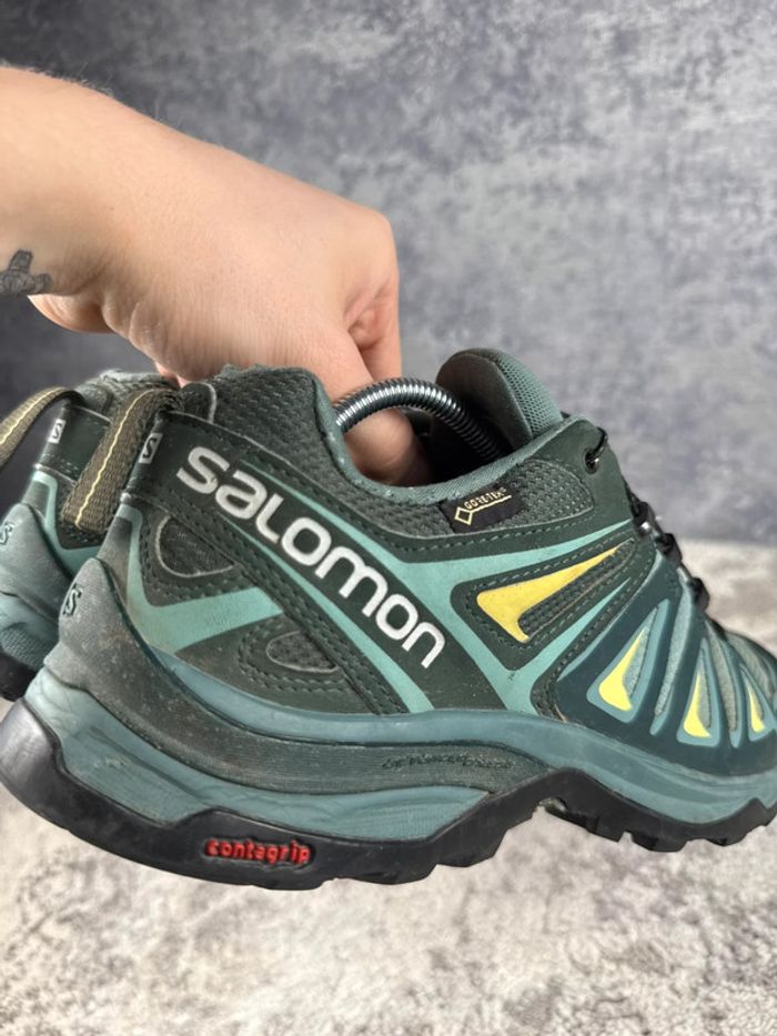 Salomon X Ultra 3 - Gore-Tex - Green & Yellow - photo numéro 15