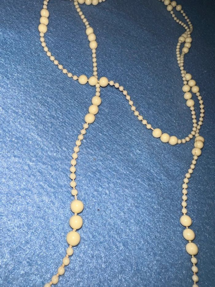 Long collier perle bijoux fantaisie