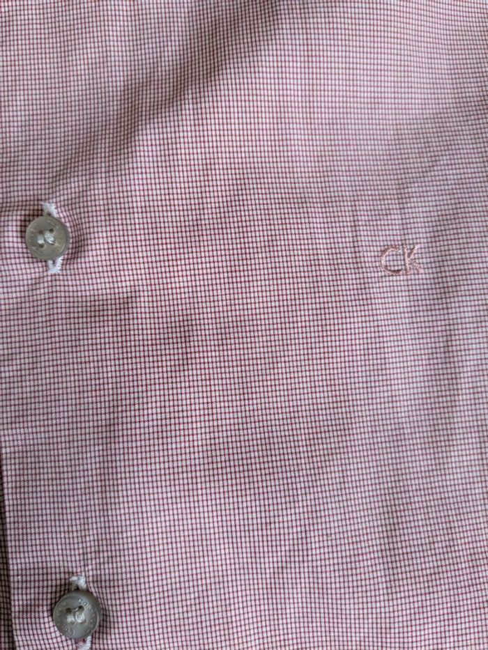 Chemise rouge Calvin Klein 37 - photo numéro 2