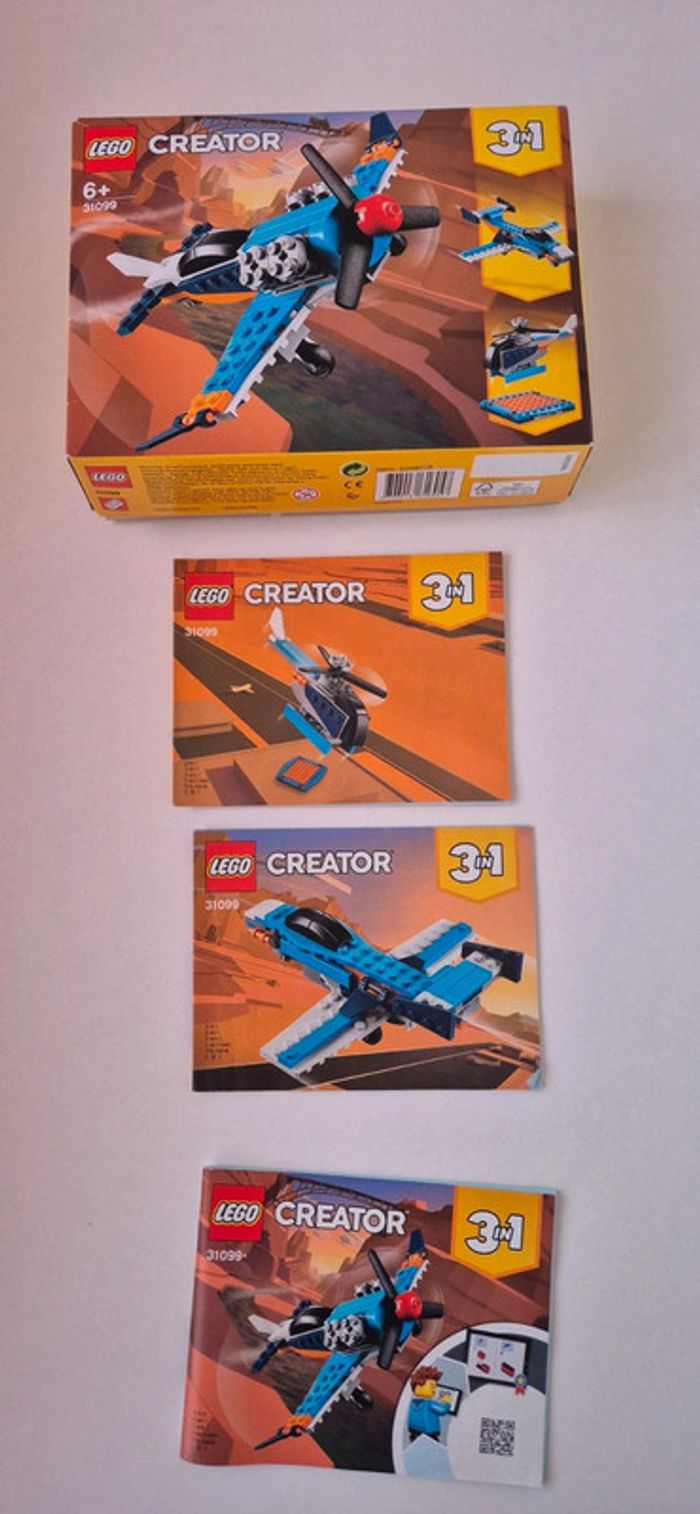 Lego creator - Avion à hélice - 31099