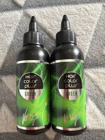 Vitality’s hair color plus green