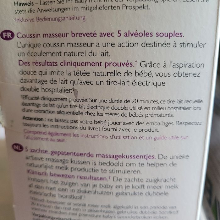Tire lait manuel Philips avents - photo numéro 3