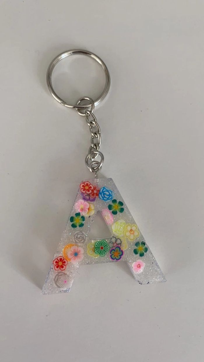 Porte clés lettre A