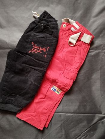 Lot de 2 pantalons 