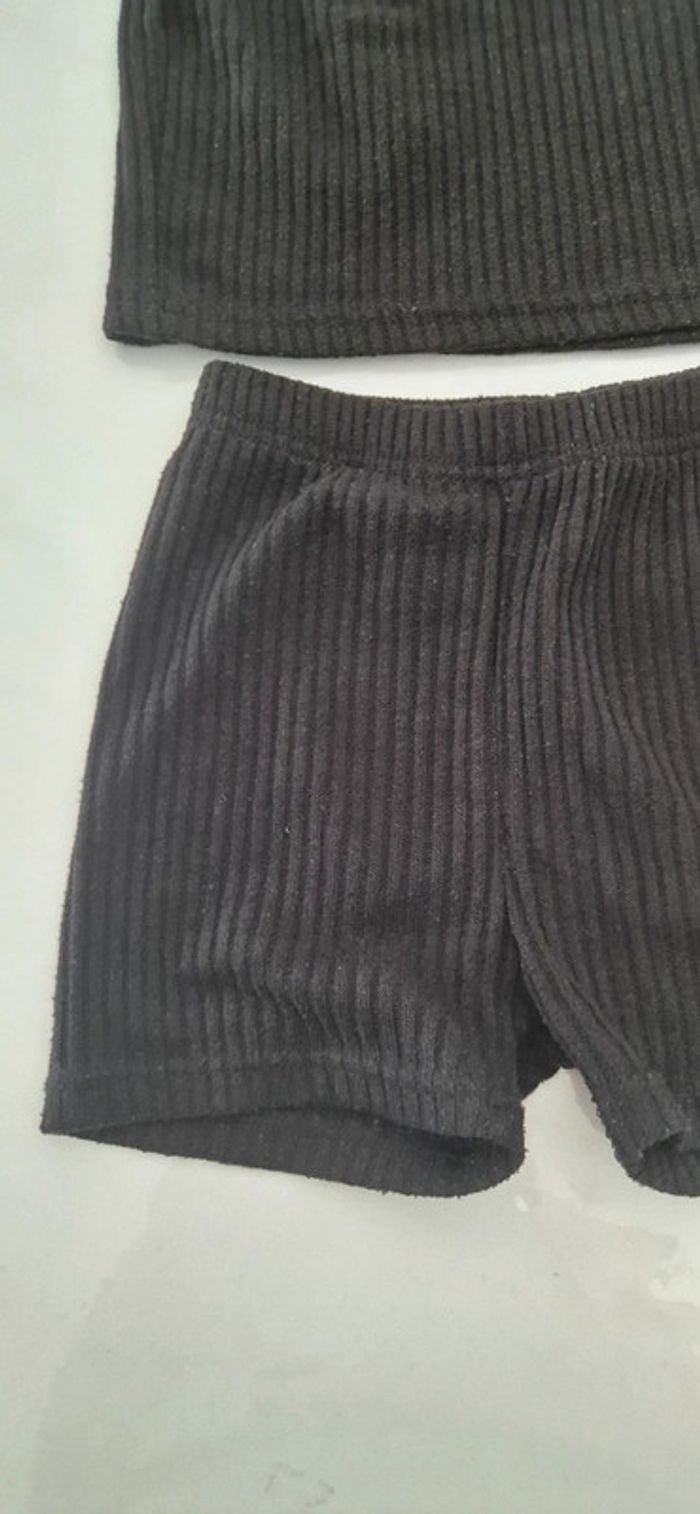 Ensemble short et top noir - photo numéro 3