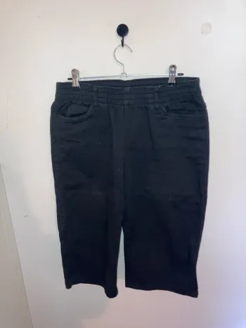 Bermuda jean noir