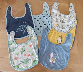 Lot 5 bavoirs Lupilu