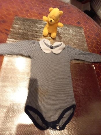 Très joli body fille 12 mois marinière