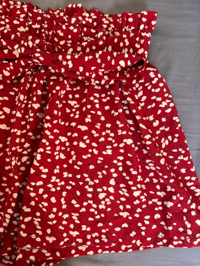 Short rouge à motifs blancs - photo numéro 2