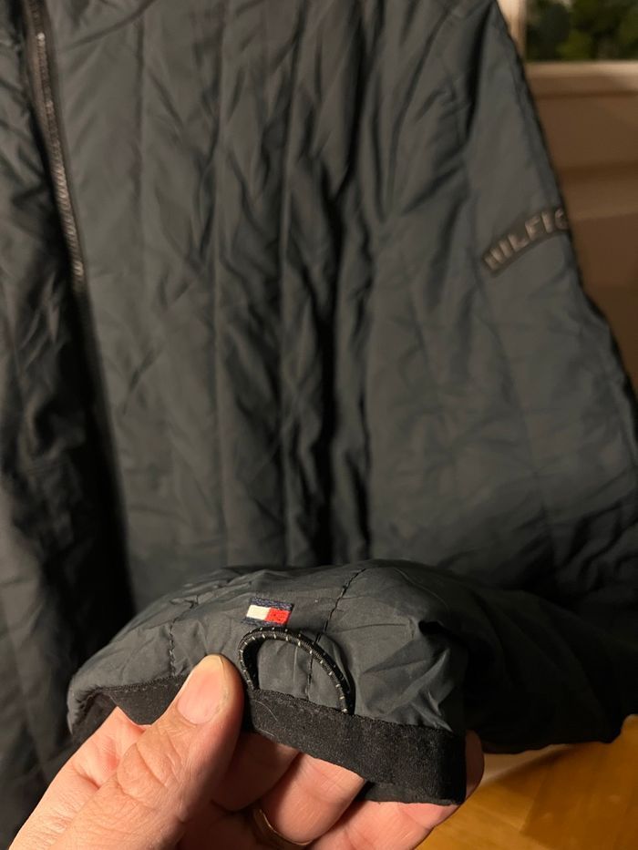 Veste polaire matelassée Tommy Hilfiger gris - Taille S - photo numéro 3