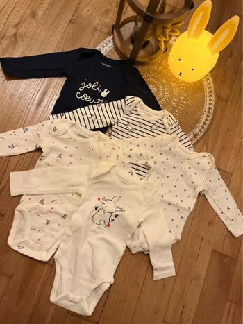 Lot de 5 bodys neufs