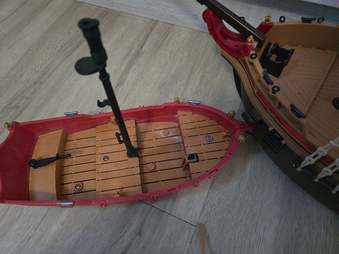 Lot playmobil pirates bateau chaloupe et barque - photo numéro 10
