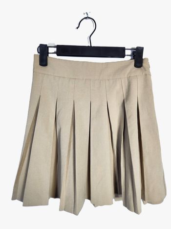 Jupe Plissée Stradivarius Beige - Taille XS