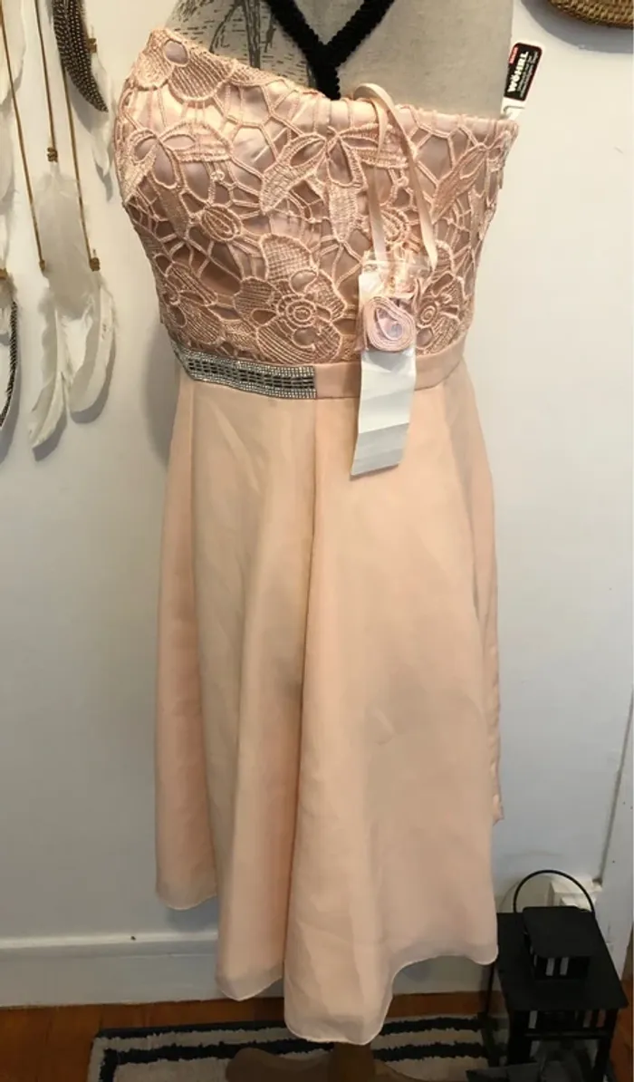 Robe bustier rose - photo numéro 2