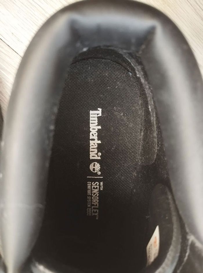 paire bottines noires Timberland cuir neuves 39 modèle Kenniston Chukka nubuck - photo numéro 3